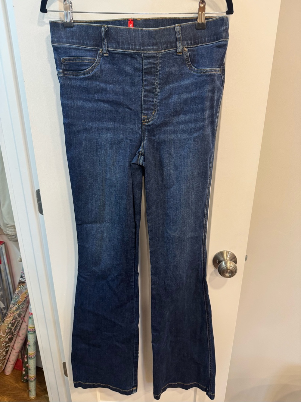 SPANX Dark Blue Flare Jeans